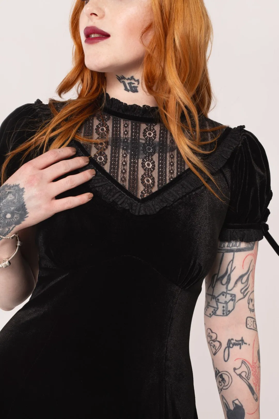 Mourning Dress sold by Hell Bunny product image thumbnail 3