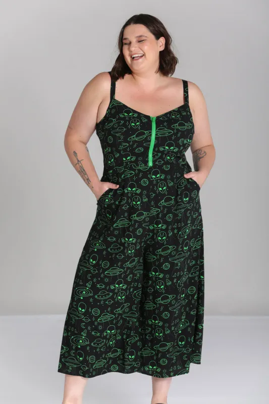 Mulder Jumpsuit sold by Hell Bunny