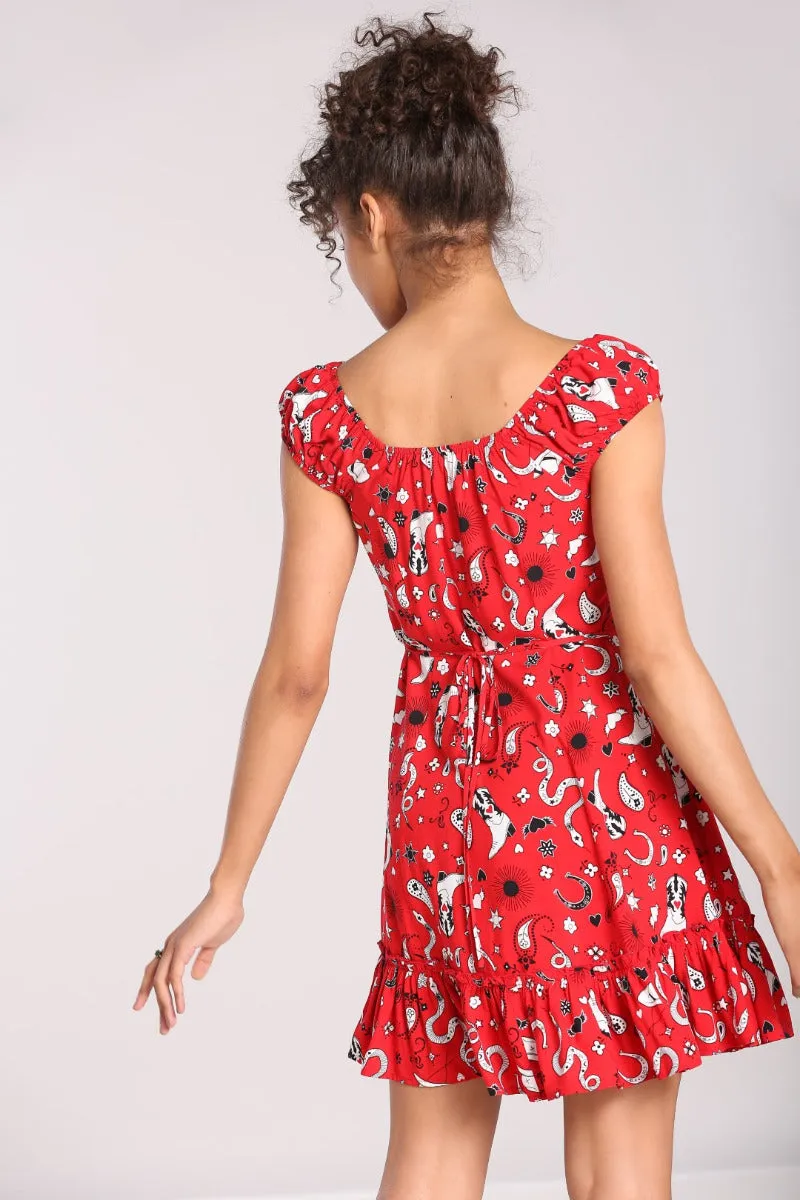 Emmylou Mini Dress sold by Hell Bunny product image thumbnail 4