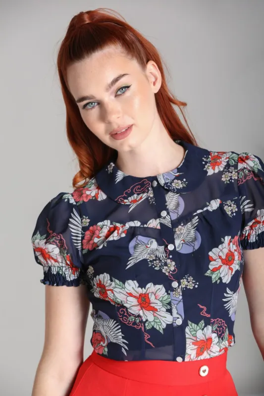 Misa Blouse sold by Hell Bunny