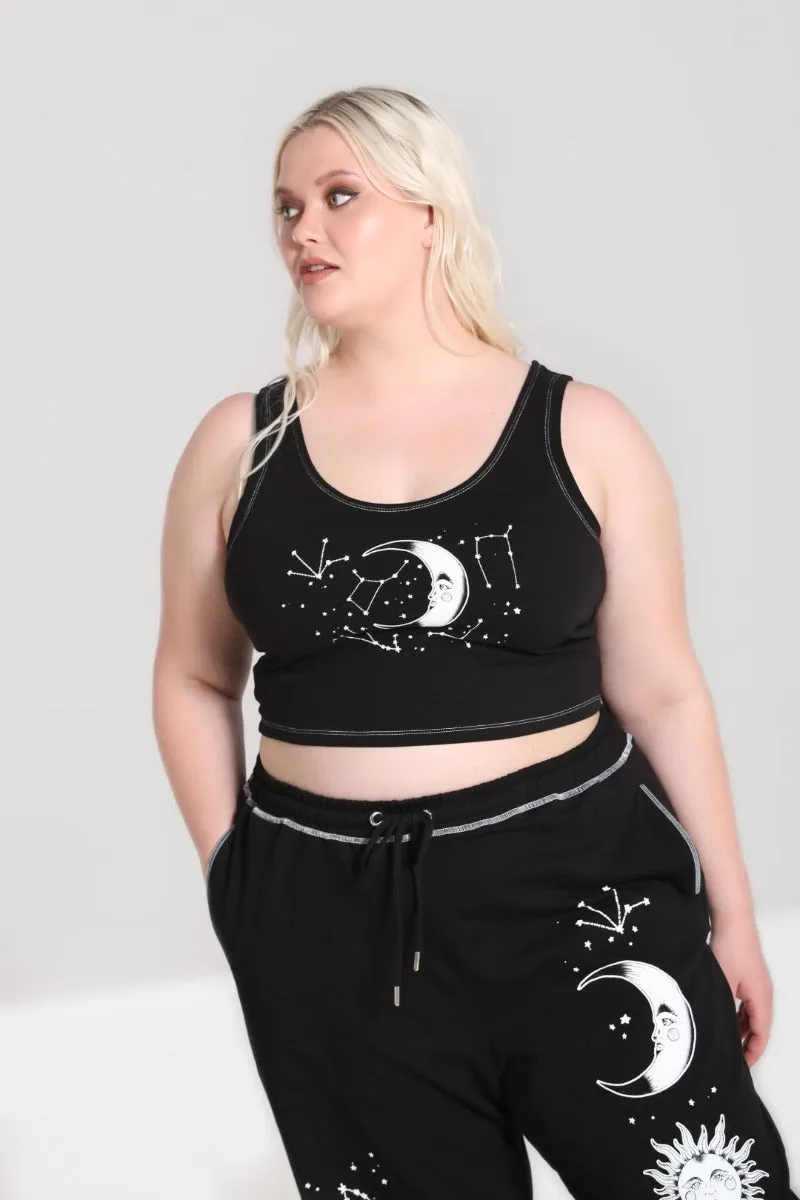 Solaris Crop Top sold by Hell Bunny