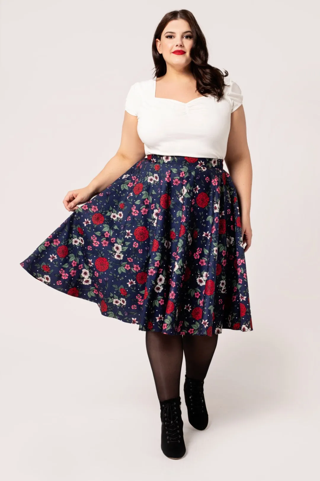Camellia Skirt sold by Hell Bunny product image thumbnail 4
