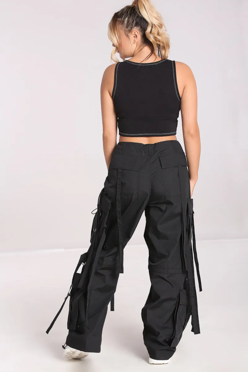 Octopus Trousers Black sold by Hell Bunny product image thumbnail 3