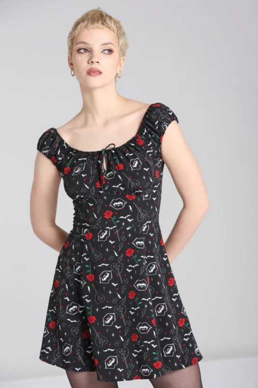 Lilith Mini Dress sold by Hell Bunny