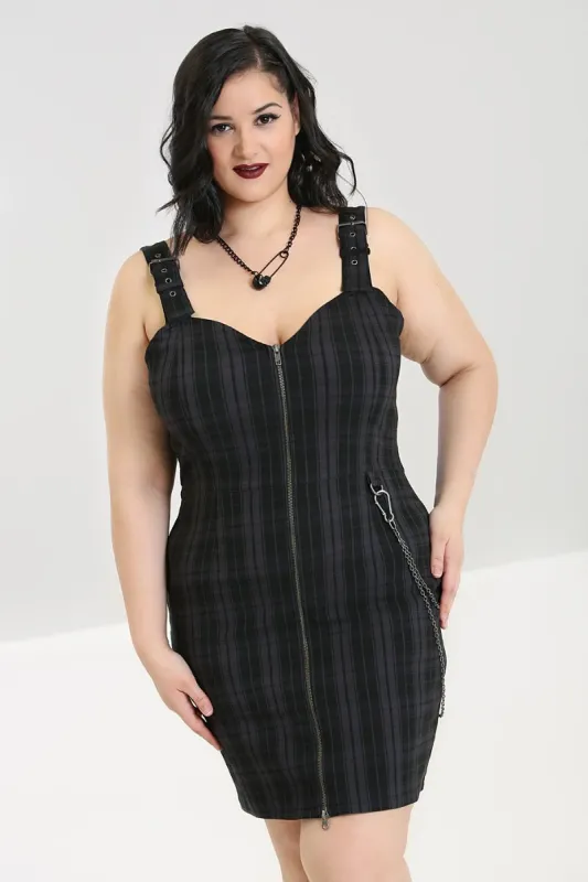 Storm Mini Dress sold by Hell Bunny