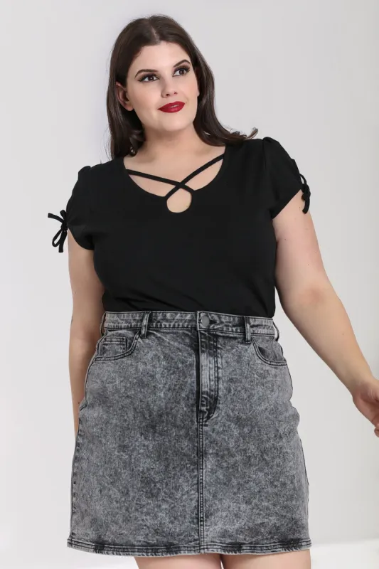 Cristina Top sold by Hell Bunny