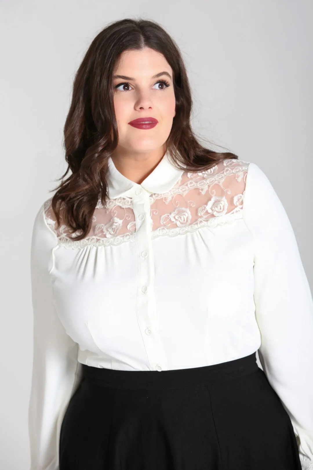 Lucille Blouse sold by Hell Bunny product image thumbnail 2