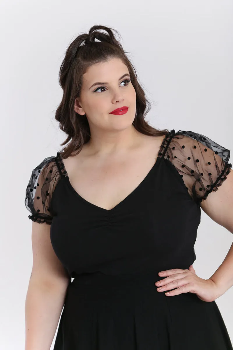 Amandine Top sold by Hell Bunny product image thumbnail 2