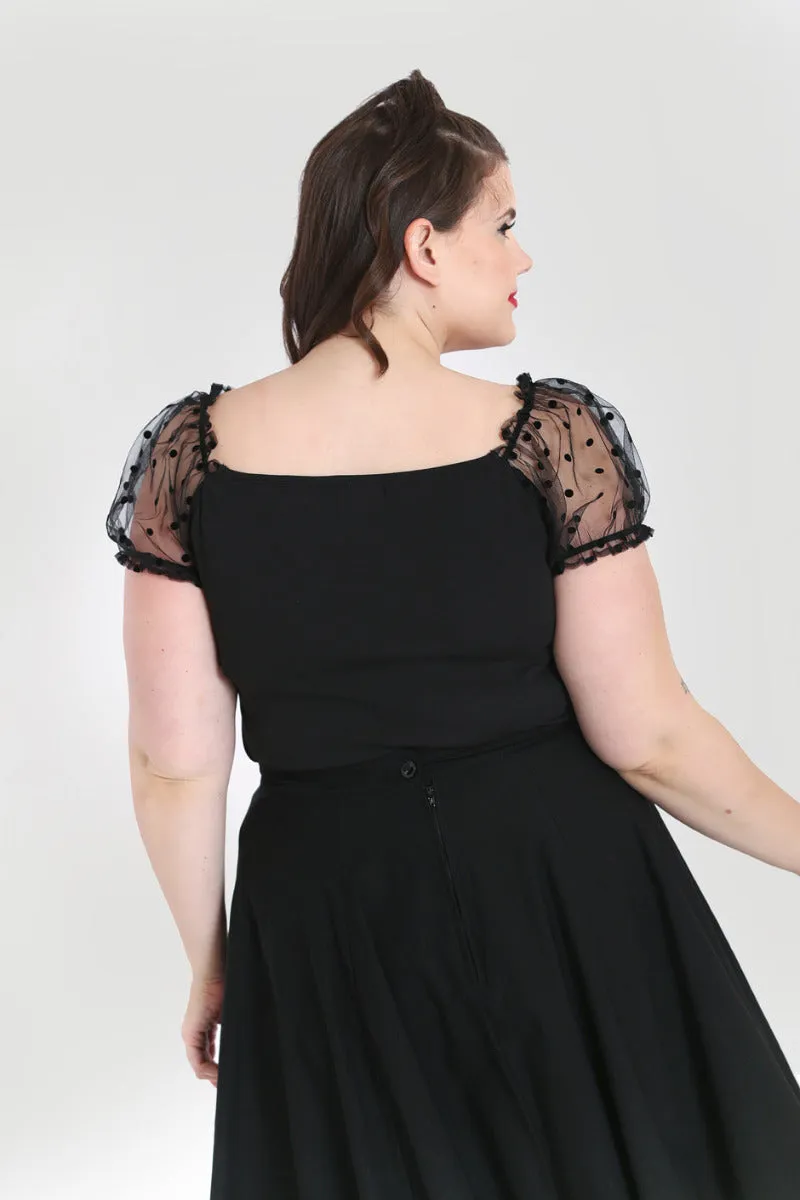 Amandine Top sold by Hell Bunny product image thumbnail 4