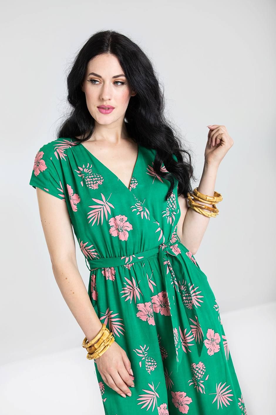 Pineapple Jumpsuit sold by Hell Bunny product image thumbnail 3
