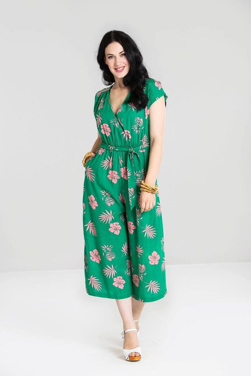 Pineapple Jumpsuit sold by Hell Bunny