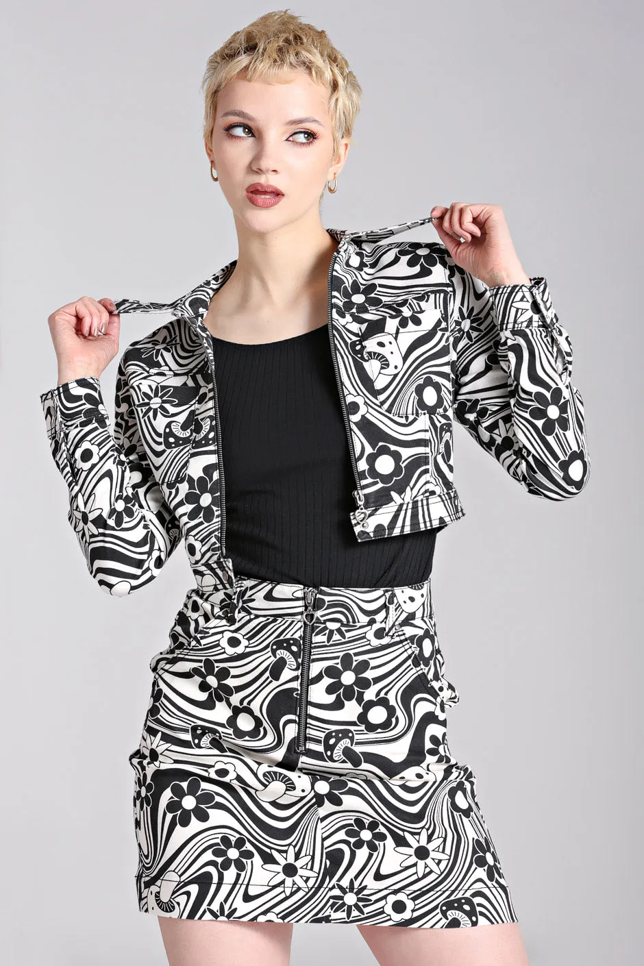 Penny Mini Skirt sold by Hell Bunny