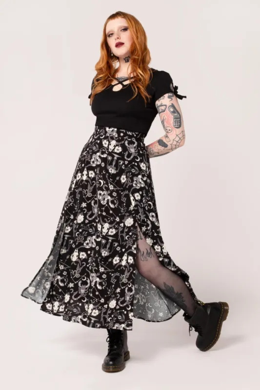 Star Sign Skirt sold by Hell Bunny