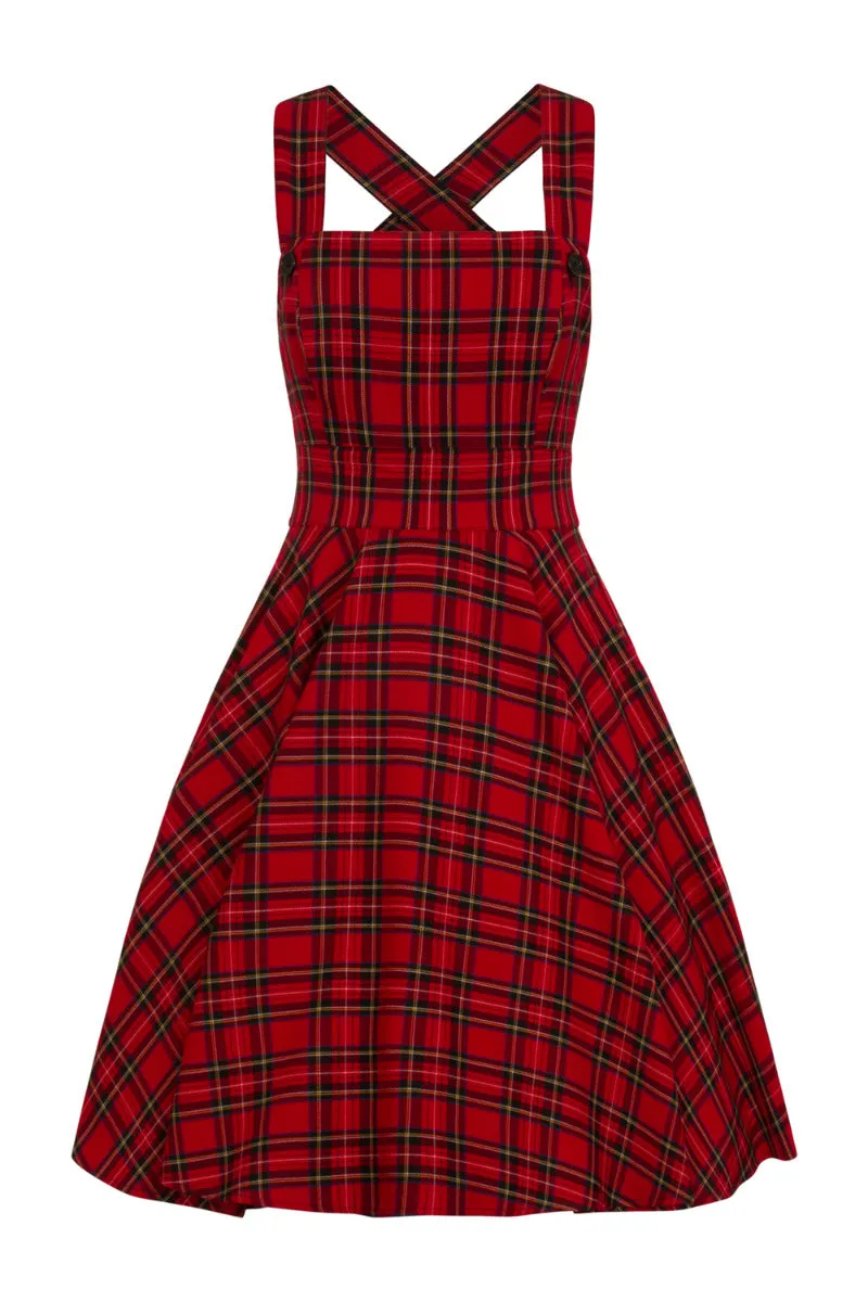 Irvine Pinafore Dress sold by Hell Bunny product image thumbnail 4