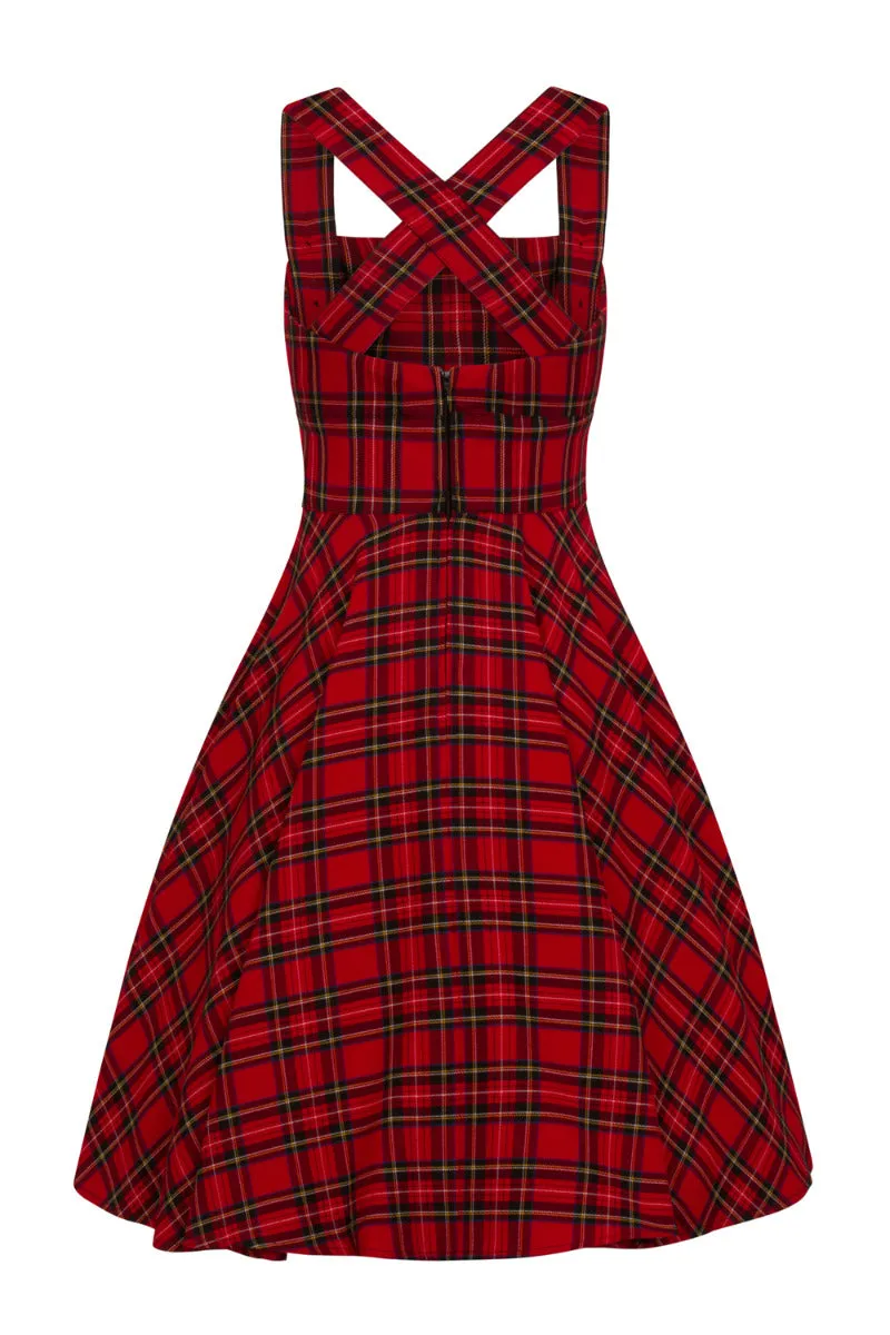 Irvine Pinafore Dress sold by Hell Bunny product image thumbnail 5