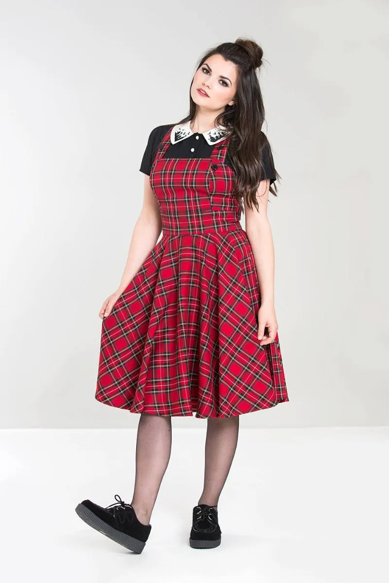Irvine Pinafore Dress sold by Hell Bunny product image thumbnail 3