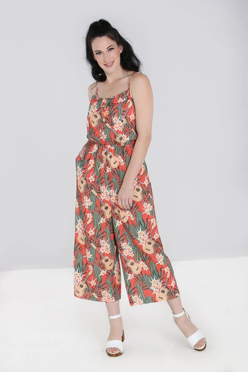 Ukulele Jumpsuit sold by Hell Bunny