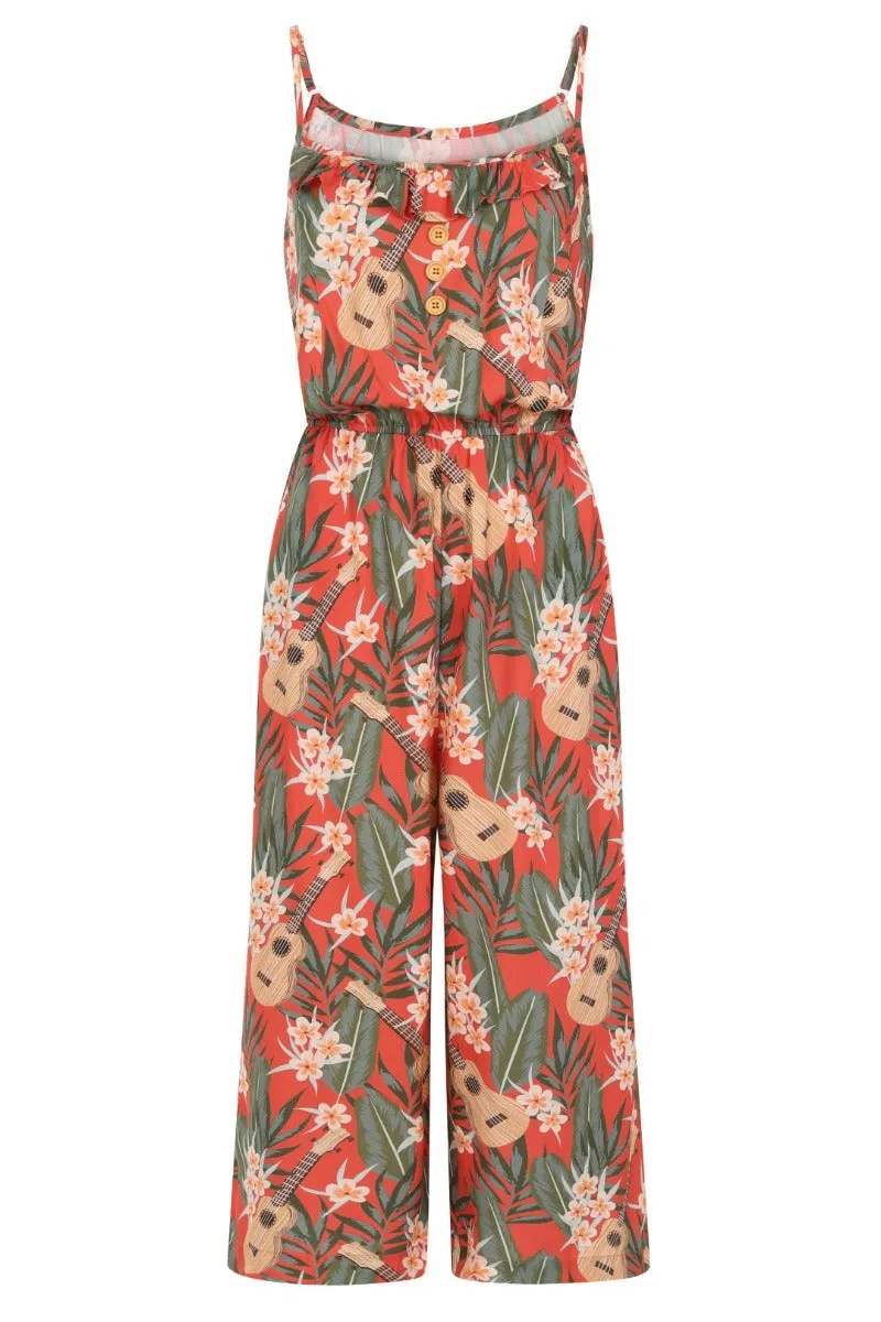 Ukulele Jumpsuit sold by Hell Bunny product image thumbnail 5