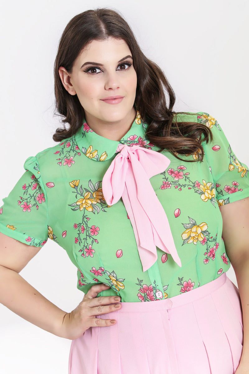 Adelina Blouse sold by Hell Bunny product image thumbnail 2