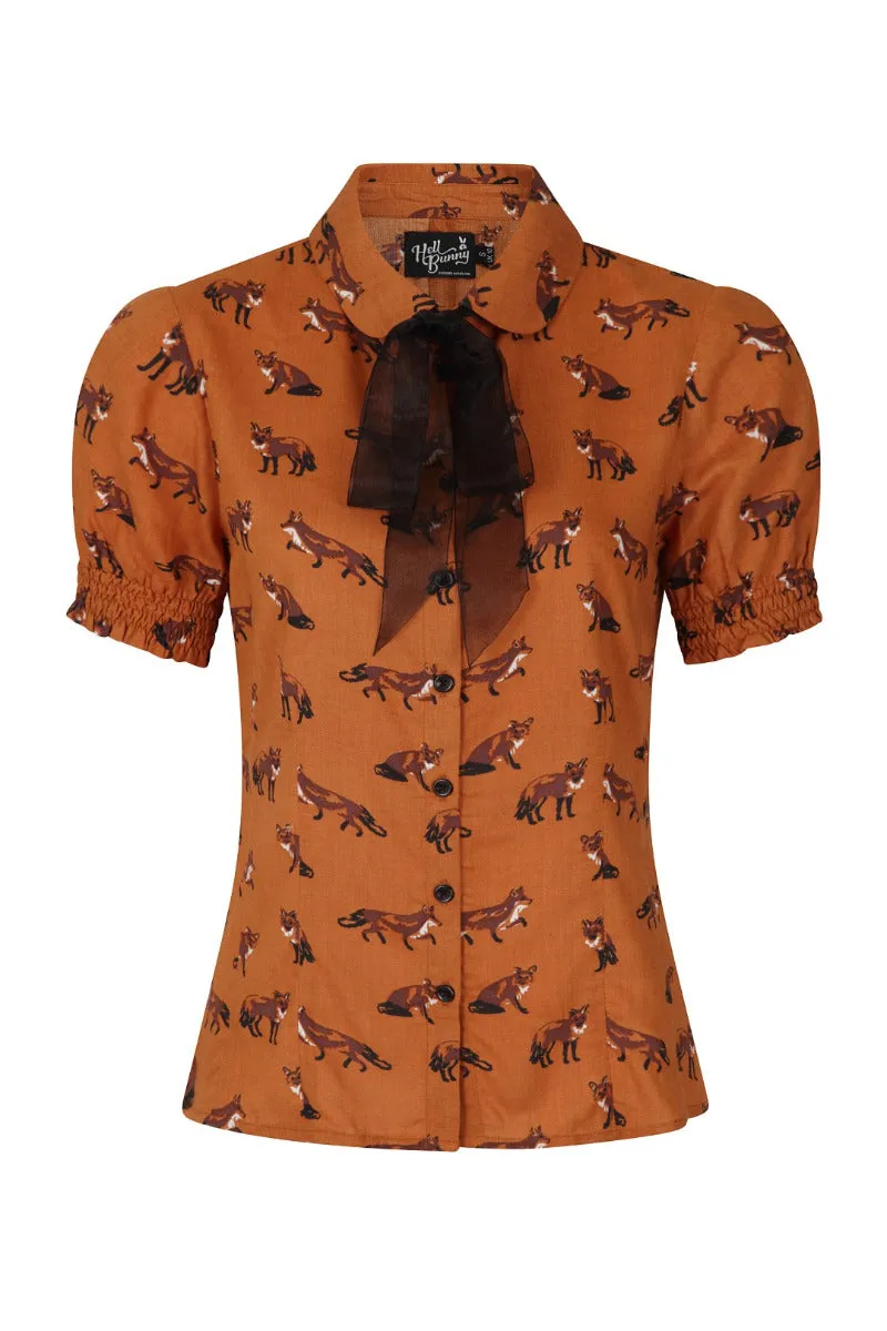 Vixey Blouse sold by Hell Bunny product image thumbnail 5