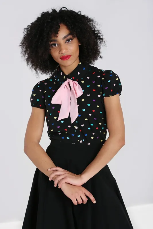 True Love Blouse made by Hell Bunny