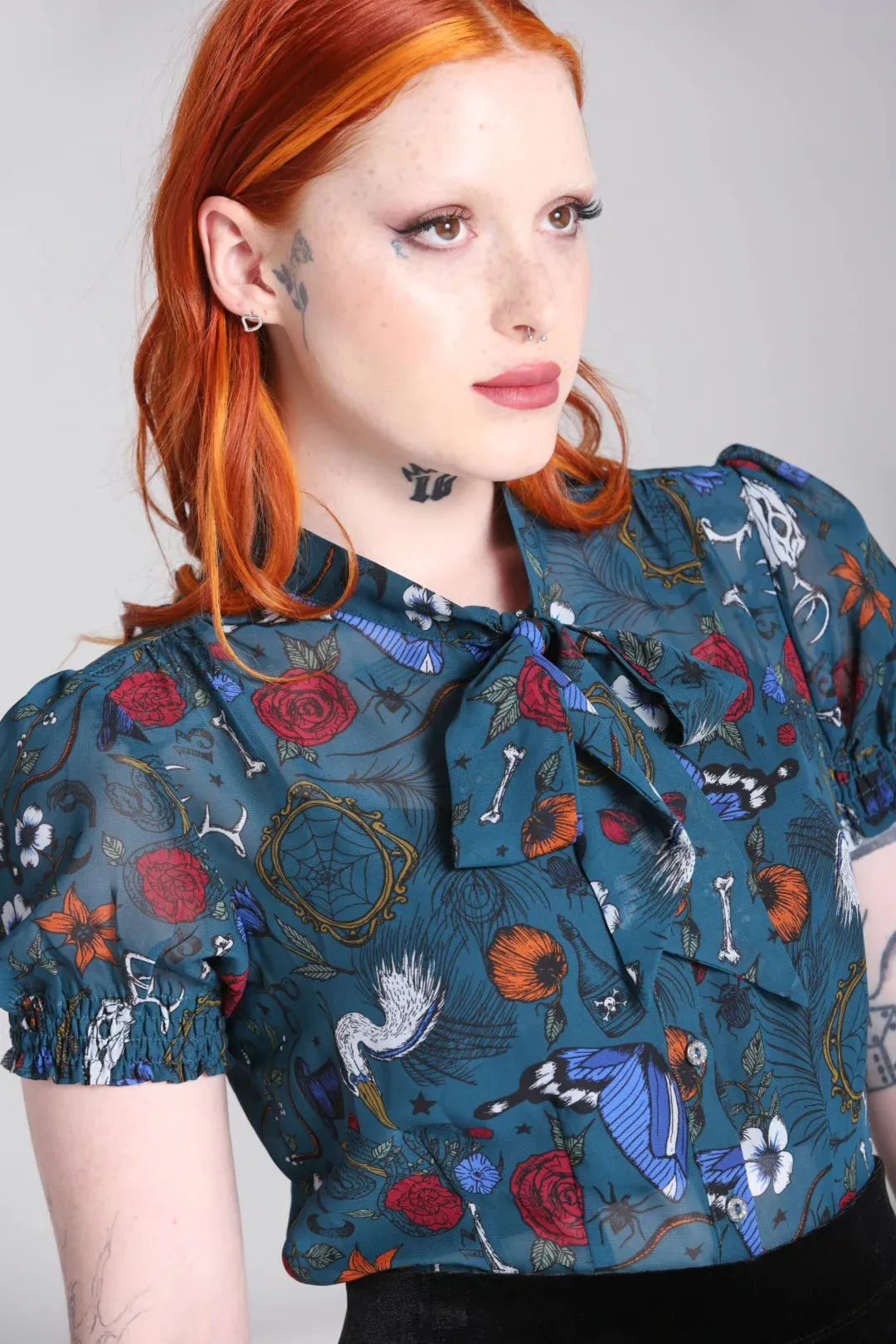 Sianna Blouse sold by Hell Bunny product image thumbnail 3