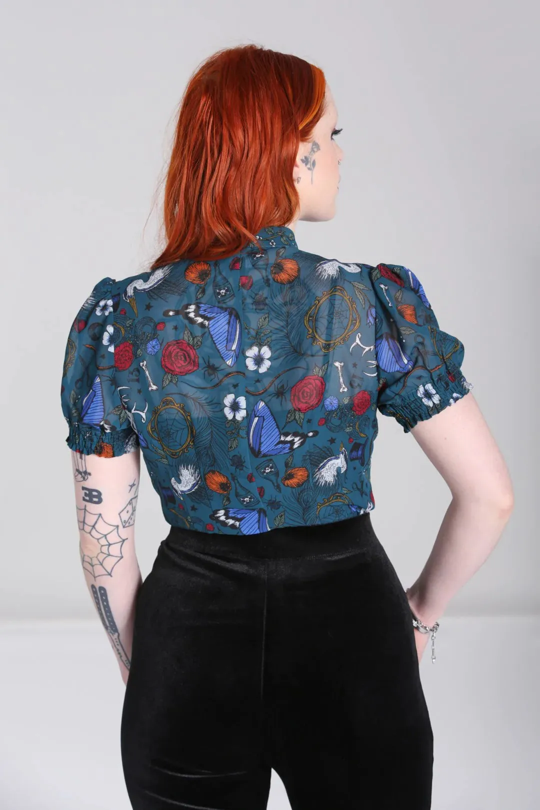 Sianna Blouse sold by Hell Bunny product image thumbnail 4