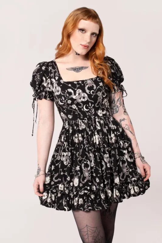 Star Sign Mini Dress sold by Hell Bunny
