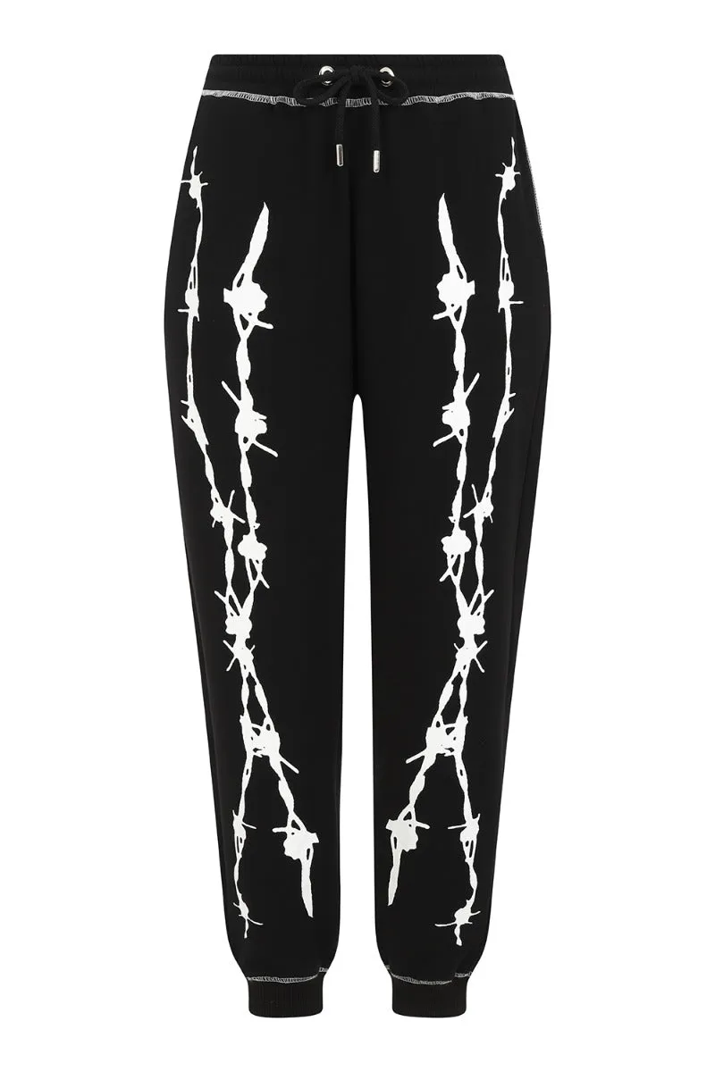 Barbed Wire Joggers sold by Hell Bunny product image thumbnail 5