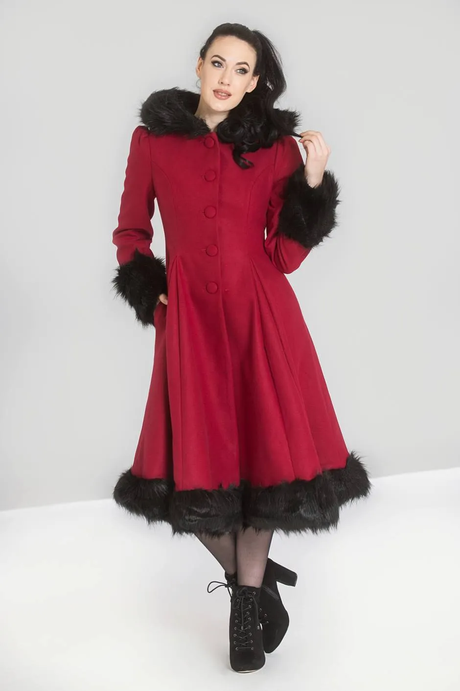 Elvira Coat sold by Hell Bunny