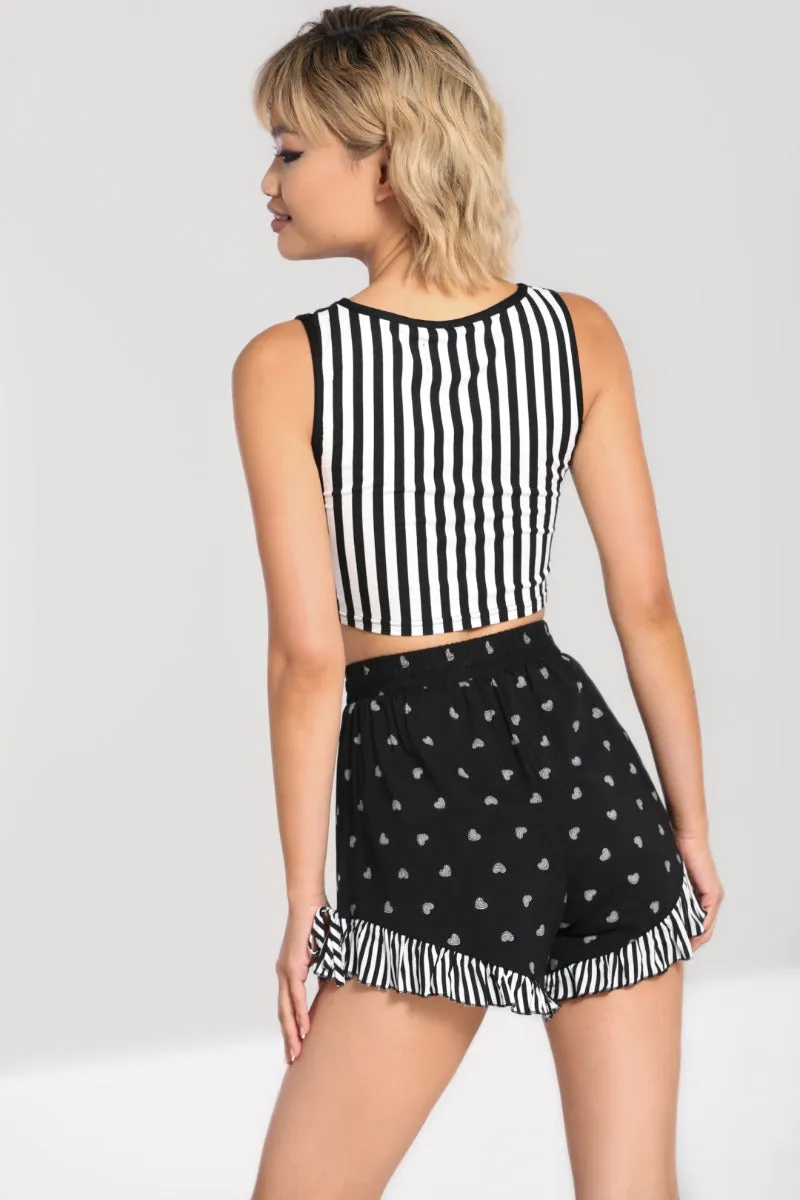 Ribcage Crop Top sold by Hell Bunny product image thumbnail 2