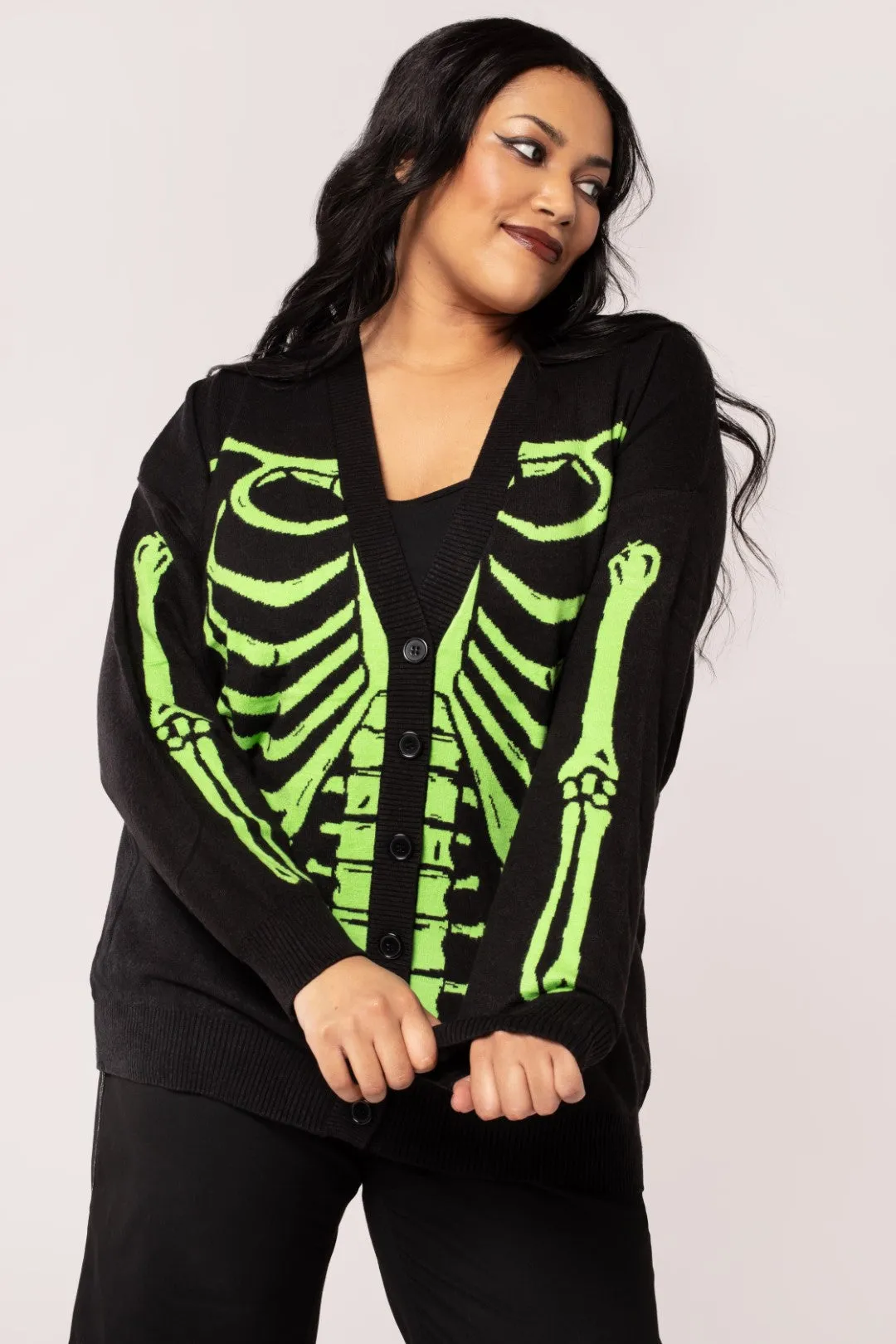 Skeleton Cardigan sold by Hell Bunny product image thumbnail 4