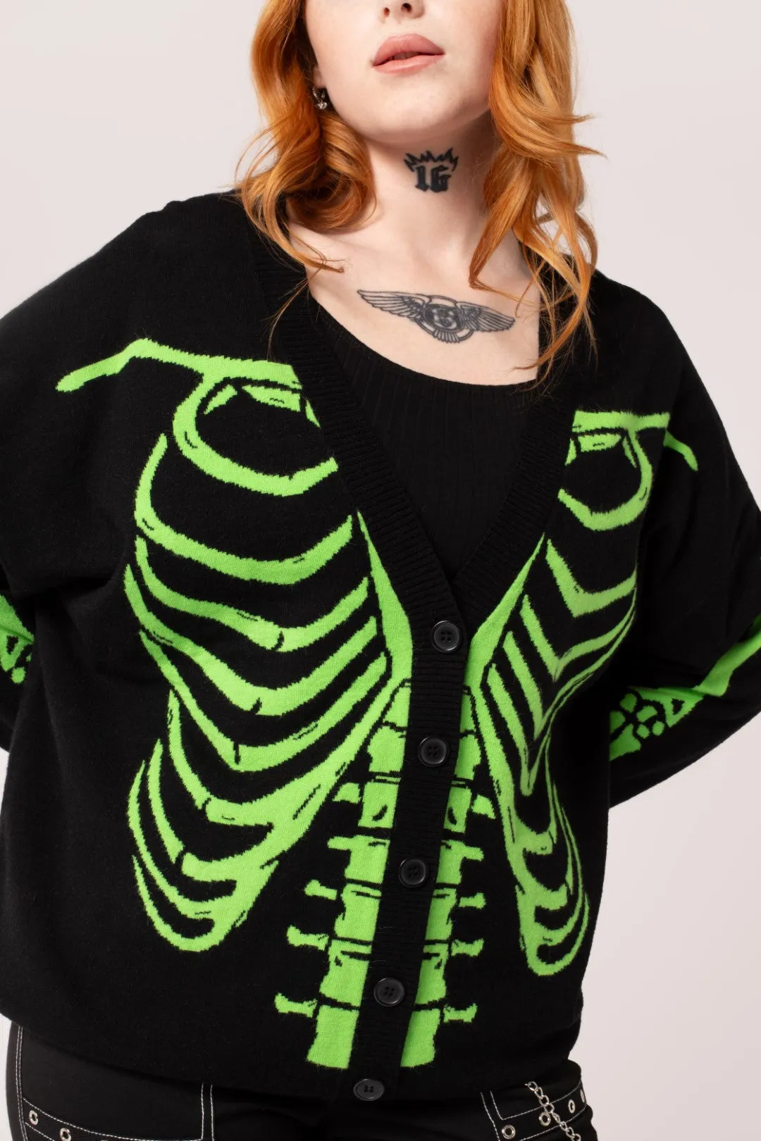 Skeleton Cardigan sold by Hell Bunny product image thumbnail 2