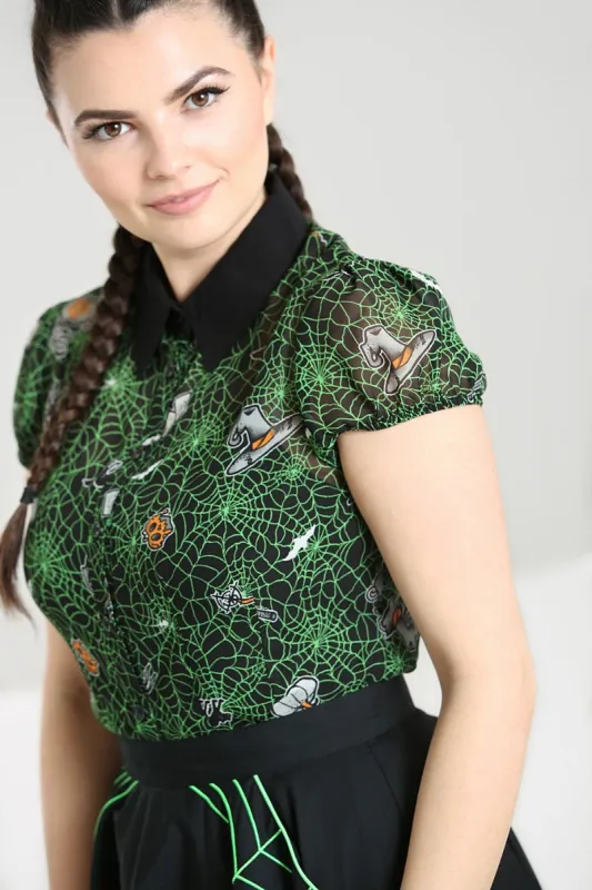 Hex Blouse made by Hell Bunny