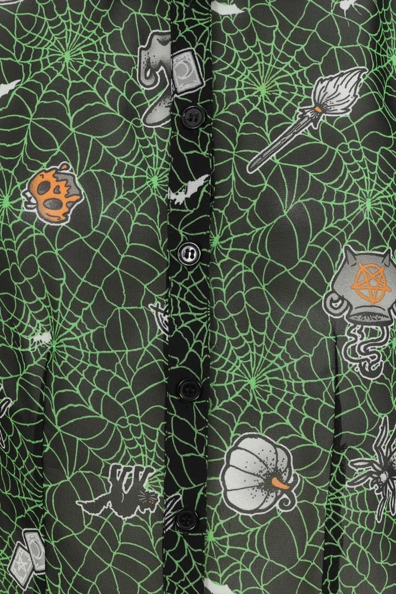 Hex Blouse sold by Hell Bunny product image thumbnail 4