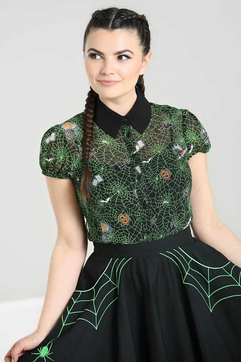 Hex Blouse sold by Hell Bunny product image thumbnail 2