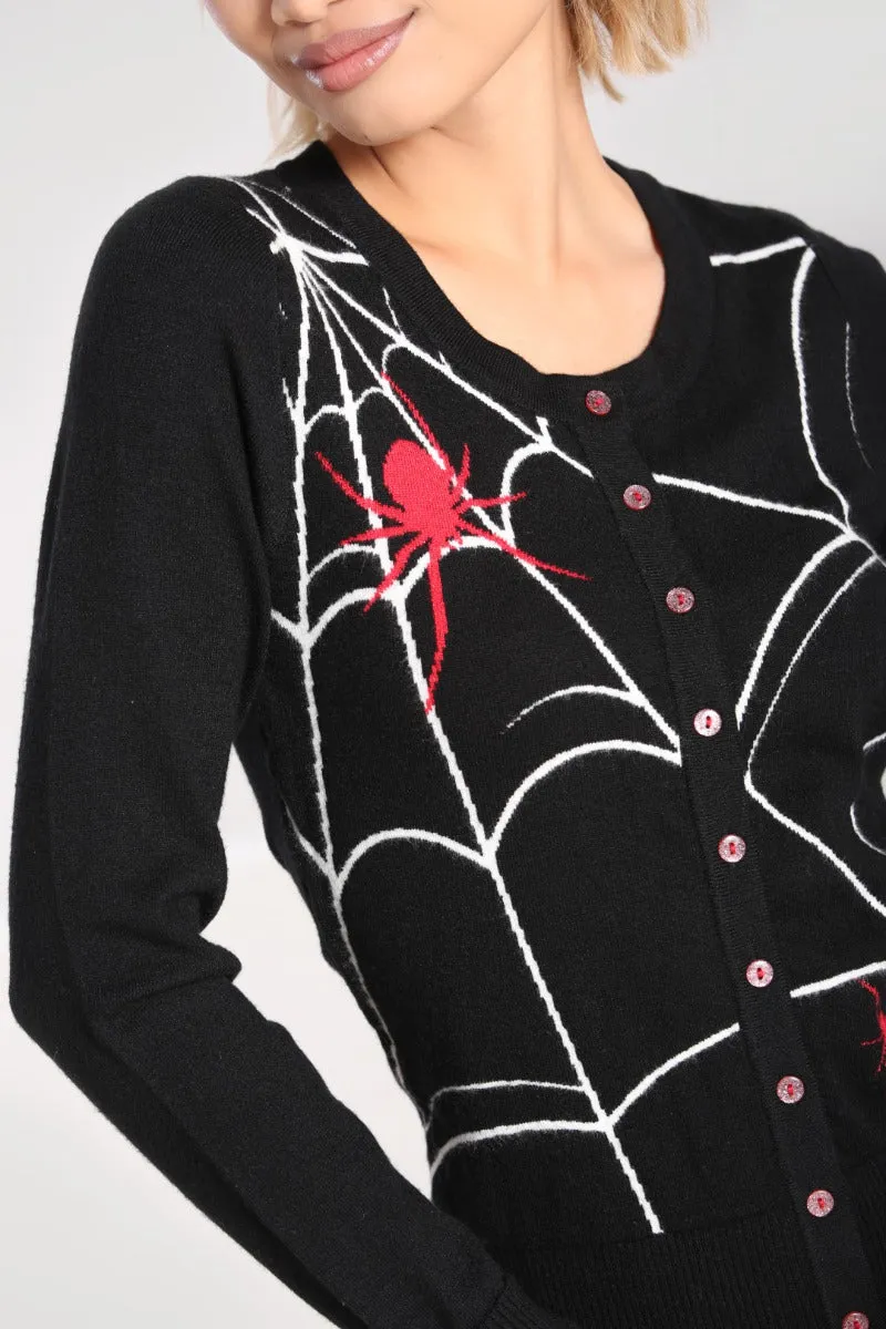 In A Web Cardigan sold by Hell Bunny product image thumbnail 3