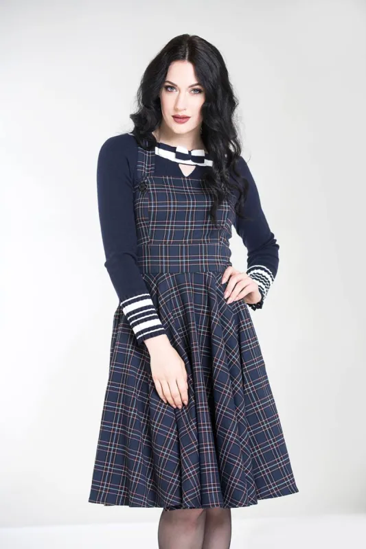 Peebles Pinafore Dress Sale sold by Hell Bunny