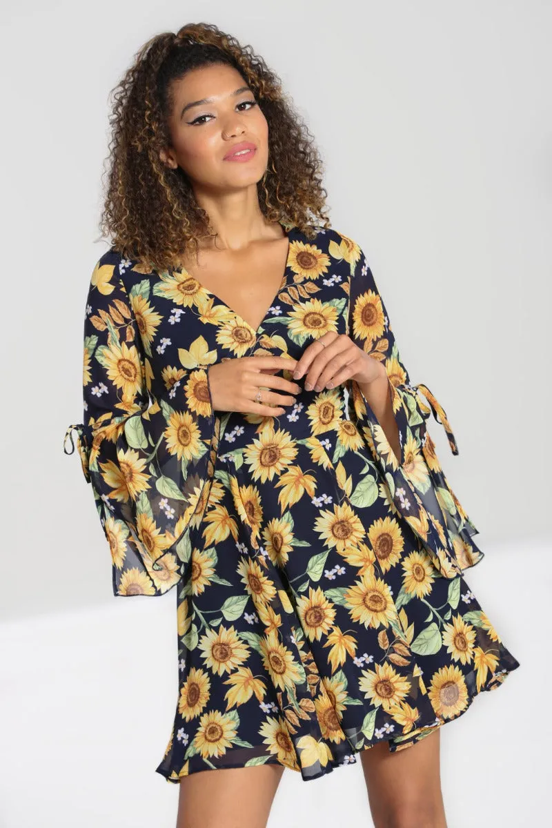 Sunflower Mini Dress sold by Hell Bunny product image thumbnail 3