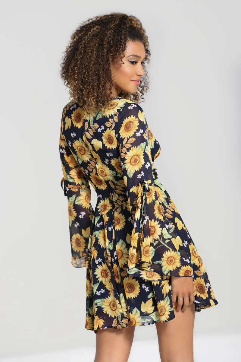 Sunflower Mini Dress sold by Hell Bunny product image thumbnail 2
