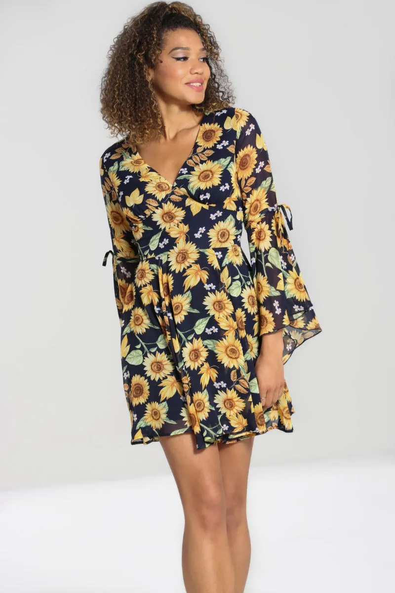 Sunflower Mini Dress sold by Hell Bunny product image thumbnail 4