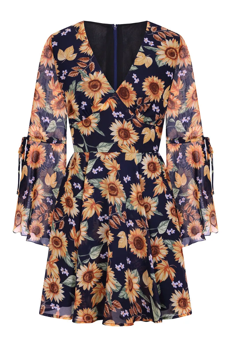 Sunflower Mini Dress sold by Hell Bunny product image thumbnail 5