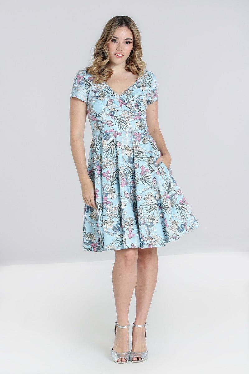 Attina Mid Dress sold by Hell Bunny product image thumbnail 3