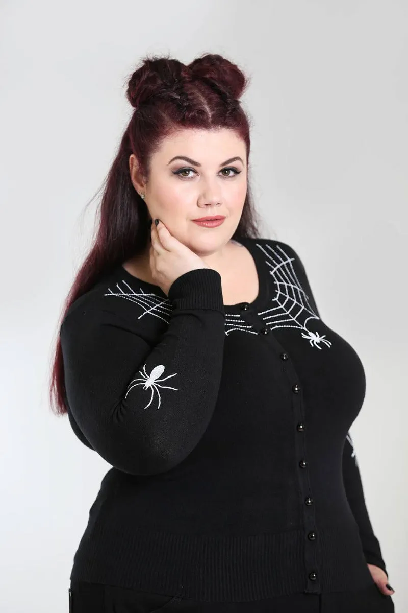 Spider Cardigan sold by Hell Bunny product image thumbnail 4