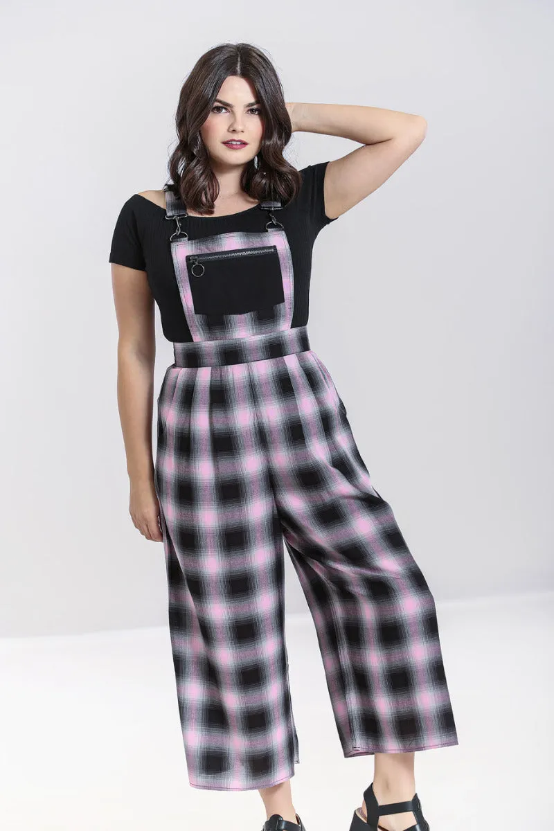 Hayley Dungarees sold by Hell Bunny