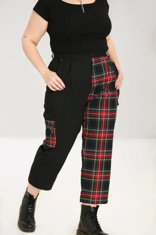 Heather Trousers sold by Hell Bunny