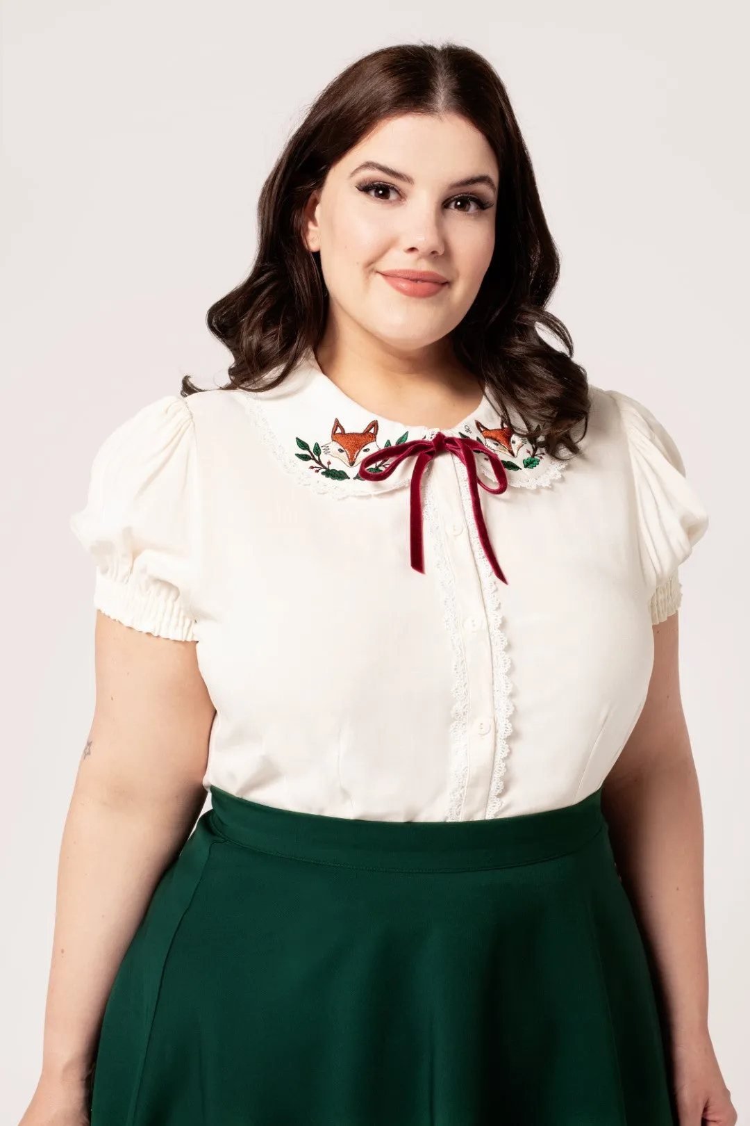 Basil Blouse sold by Hell Bunny product image thumbnail 5