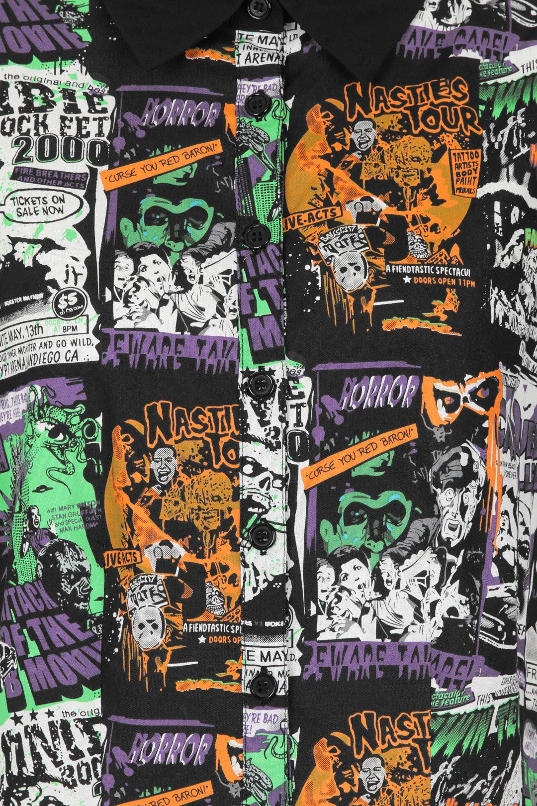 Be Afraid Blouse sold by Hell Bunny product image thumbnail 4