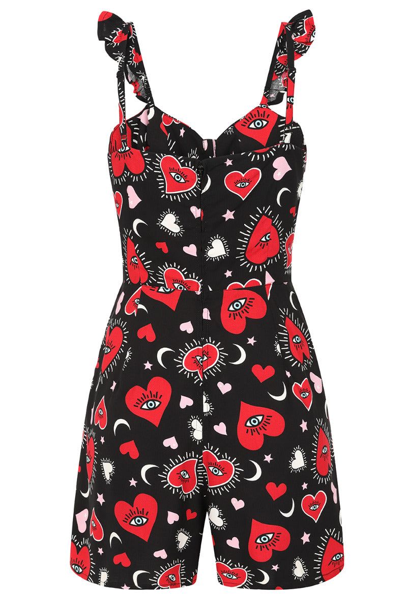 Kate Heart Playsuit sold by Hell Bunny product image thumbnail 5