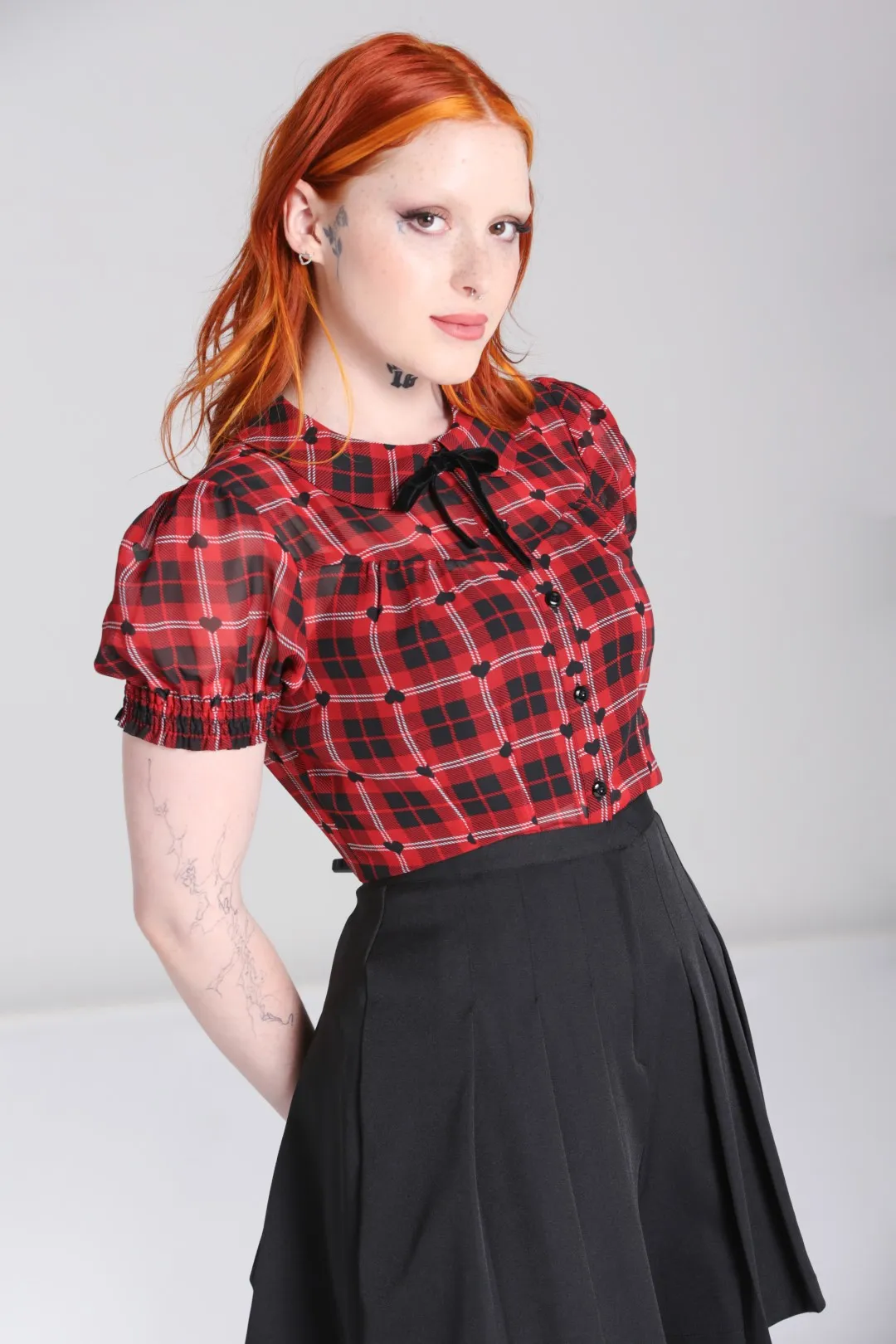 Date Night Blouse sold by Hell Bunny product image thumbnail 4
